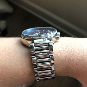 Michael Kors Accessories - Micheal Kors Sawyer Blue Dial Watch Michael Kors Accessories - Micheal Kors Sawyer Blue Dial Watch